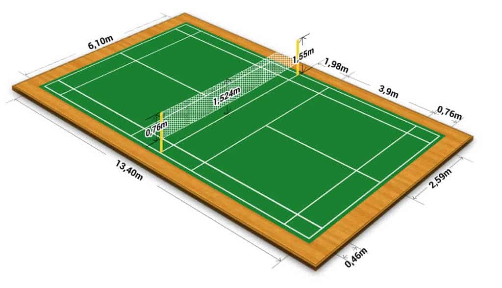 Badminton court 